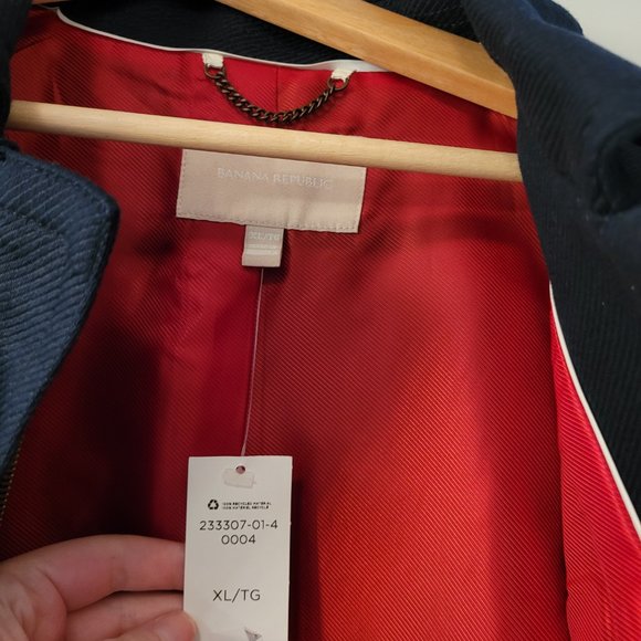 Navy blue Jacket, banana Republic, size XL - Picture 3 of 5